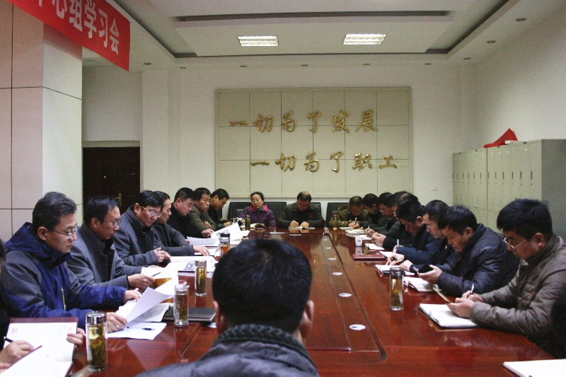 舜龍公司組織2017年度民主生活會(huì)專(zhuān)題學(xué)習(xí)研討